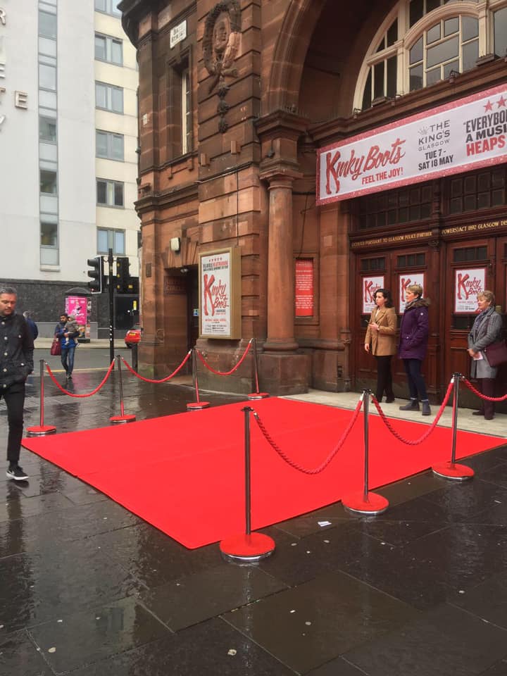 Red Carpet Hire Kings Theater Glasgow Scotland